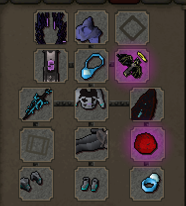 Required gear setup for Morrigan