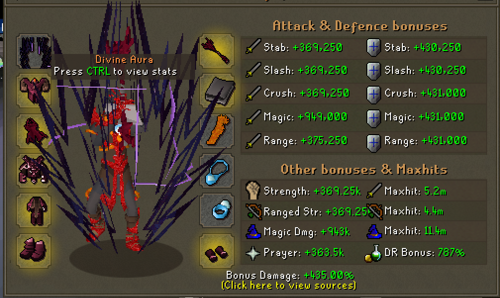 Minimum requirements for Holy Raids