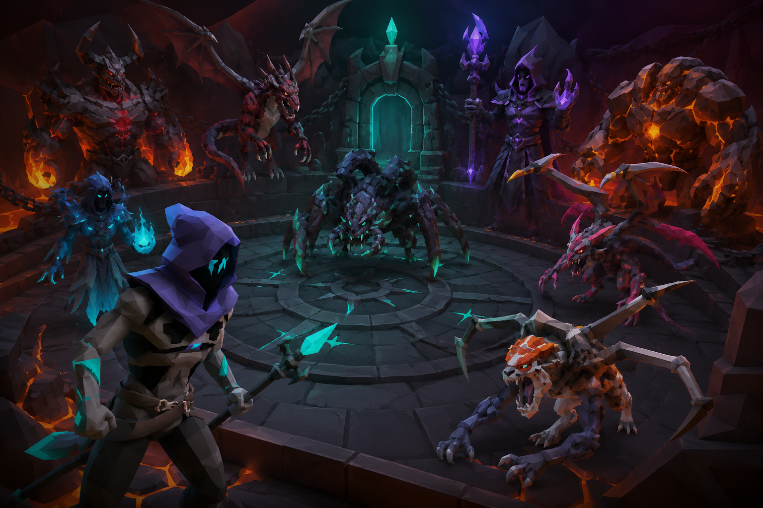 The Gauntlet — wave-based boss trial