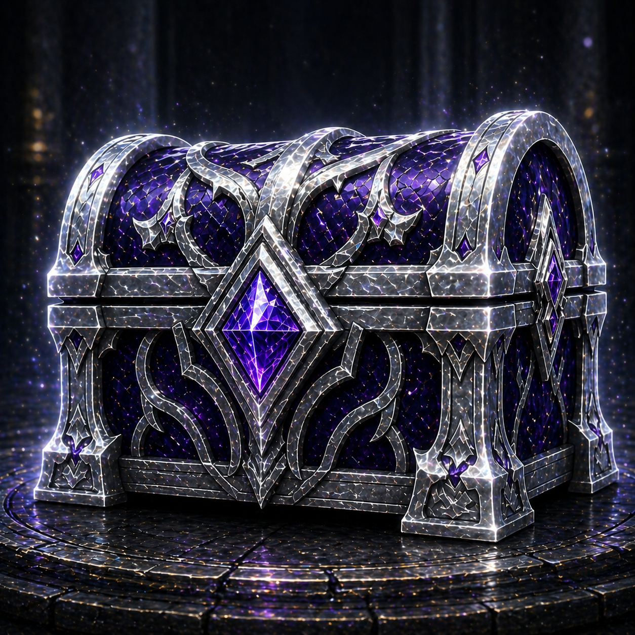 Silver Trio Chest