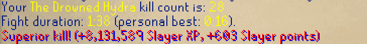 Superior slayer rewards