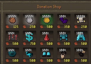 Donation Shop — Page 1
