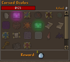 Cursed Oculius — Rebuilt Drop Table