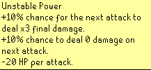 Unstable Power